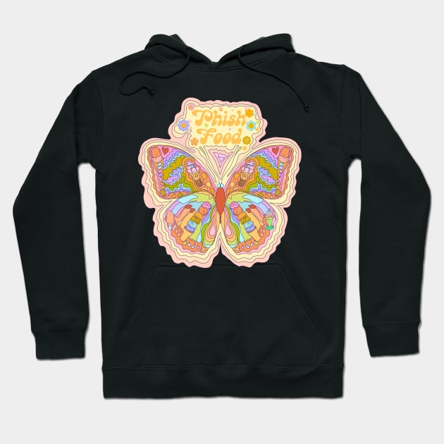 Phish Food - Phish 70s Butterfly Hoodie by Deardarling